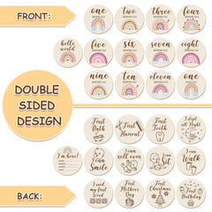 Jetec birth announcement wood disc closeup showing craftsmanship