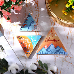 Jetec wooden mountain decor explore wall sign encourages storytelling about outdoor adventures