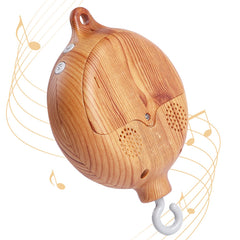 JETM·HH Baby Crib Mobile Musical Box in compact design, ideal for travel and bedtime routines.