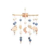 JETM·HH baby mobile star moon hanging promotes gentle tracking of visual stimuli