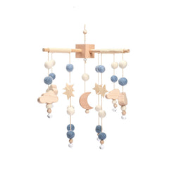 JETM·HH baby mobile star moon hanging promotes gentle tracking of visual stimuli
