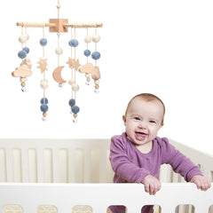 JETM·HH mobile wooden hoop natural materials offers sustainable ceiling decor