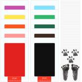 Jexine baby inkless handprint kit cards for colorful keepsake prints