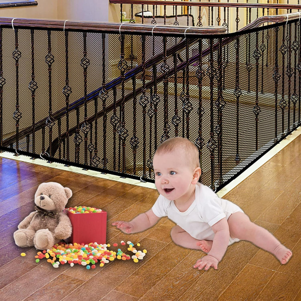 JIFTOK baby gate assembly demonstrates quick setup for stair safety