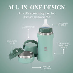Jili All-in-One Bottle anti-colic nipple supports smoother feeding for babies.