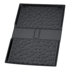 JingRoom all weather mat front view showing protective waterproof surface for wagon floors