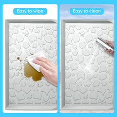 JingRoom all-weather mat is wipe-clean and durable for messy days.