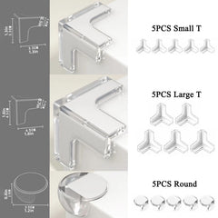 JinRui-T corner guards feature strong adhesive that helps protect furniture