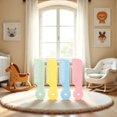 Jinshining baby comb compact size enhances small-handed grip for easy grooming.