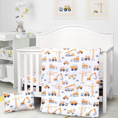 JISEN crib bedding soft comforter for a cozy, breathable sleep surface