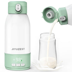 JIYUZEST bottle warmer on the go for quick feeding during travel.