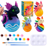 JMMICO Paint Your Own Axolotl Lamp Kit cover image shows a complete kit for imaginative play