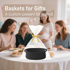 Empty gift basket ready for birthday or wedding gifting.