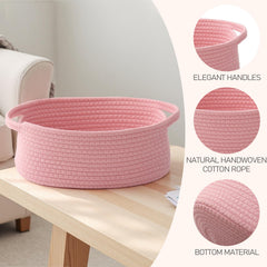 JMvicyroam empty pink gift basket ready for customization