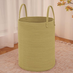 JMvicyroam large woven laundry basket full view for versatile home organization of blankets