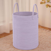 JMvicyroam large woven laundry basket front view for clutter-free living spaces