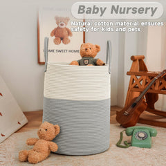 JMvicyroam basket handles closeup shows soft sturdy grips for comfortable carrying.