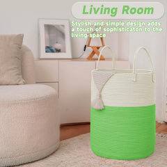 JMvicyroam living room decor basket elevates space while concealing clutter