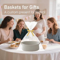 JMvicyroam gift-ready empty basket perfect for custom birthday or wedding presents.