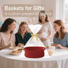 JMvicyroam woven basket on closet shelf for compact organization