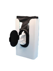 JNut3D bathroom wipes dispenser front view blends retro style with easy wipe access.