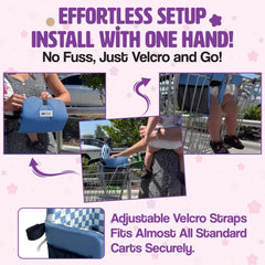 JoSeat foldable compact storage illustrating portability