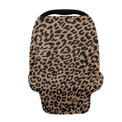 JOAIFO leopard infinity scarf close-up, ultra-soft and baby-friendly.