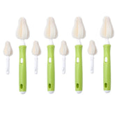 Joayuezo 8pcs milk bottle brushes pack for thorough bottle and accessory cleaning