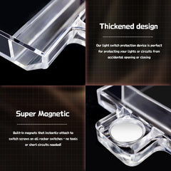 JOBVERT polycarbonate switch blocker offers durable, long-lasting protection for daily home use.