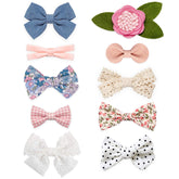 JoCoDesigns felt flower hair clip keeps hair neat with gentle grip.