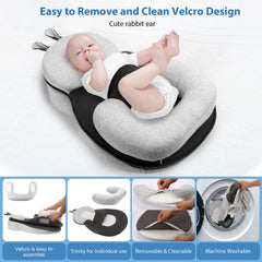 Joehea Baby Lounger dual-function removable pad demonstrates easy cleaning and versatility
