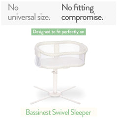 Two-pack Joey + Joan bassinet sheets for easy rotation