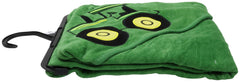 John Deere hooded towel hood detail emphasizes cozy warmth after bath.