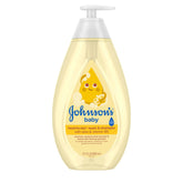 Johnson's Baby Head-To-Toe Wash & Shampoo bottle with Aloe Vera and Vitamin B5 for gentle cleansing.