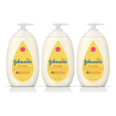 Johnson's Baby Moisturizing Dry Skin Lotion pack3 front view for gentle hydration after bath