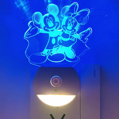 Joi-Fun Minnie/Mickey night light color modes support moodful study or relaxation