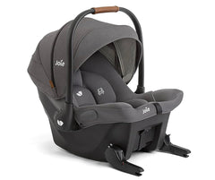 Joie Mint Latch baseless seat front view shows portable installation ease.