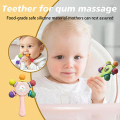 Joinshow textured teething surfaces massage gums and soothe eruption discomfort.