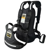 Jolik child motorcycle harness front view with breathable material for comfortable rides.