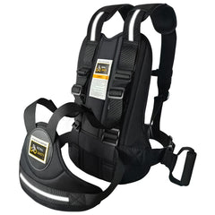 Jolik child motorcycle harness front view with breathable material for comfortable rides.