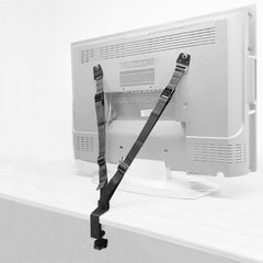 JOLIRSBOX TV safety strap with secure plate prevents tip-overs in busy living rooms.