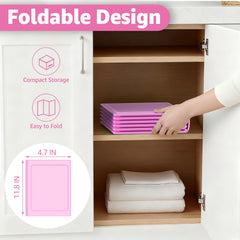 Jollcma collapsible baby bathtub pink folded for compact storage