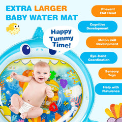 Jollybaby water mat toy attachments colorful enhances visual engagement during floor play.