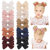 Jollybows 20-piece hair bows set for girls—cute colors for any hairstyle.