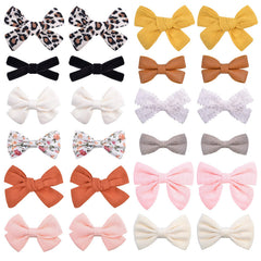 jollybows 24pcs bow set showing coordinated outfits for quick styling.