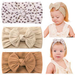 Jollybows baby headband in khaki, soft and versatile for everyday wear.