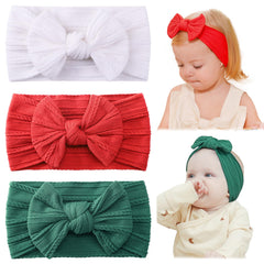 Jollybows baby headband red bow adds festive charm for Christmas outfits.