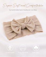 jollybows newborn headbands pack, easy outfit coordination with a gentle fit