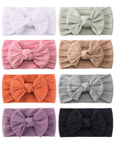 Jollybows nylon headband white – soft comfort for delicate baby skin
