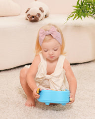 Jollybows soft nylon headbands close-up shows lightweight breathable fabric.